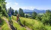 Mountainbiker im Allgäu